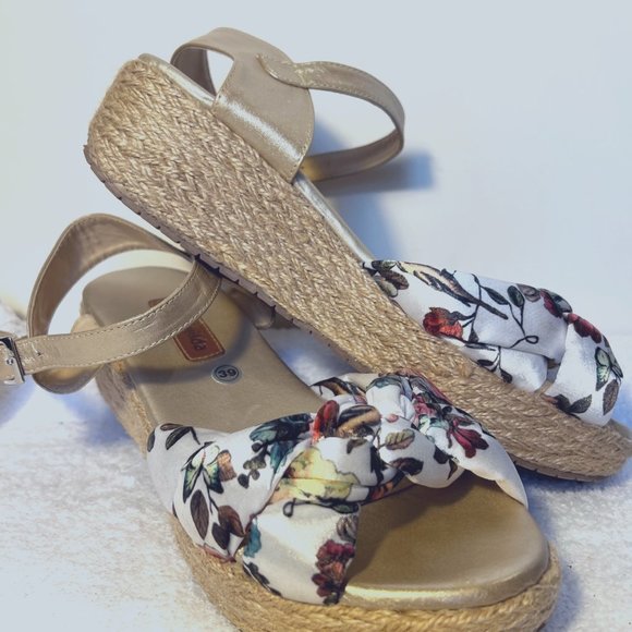 Brujilda Shoes - Brujilda Handmde Leather/Espadilas/Sandals-Columbia-Sz 39 (US 8) Spring-Gold